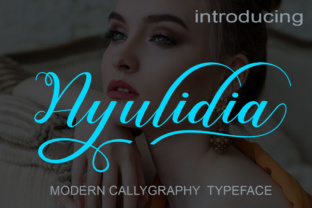 Ayulidia: A Unique Handwritten Calligraphy Font for Modern Design