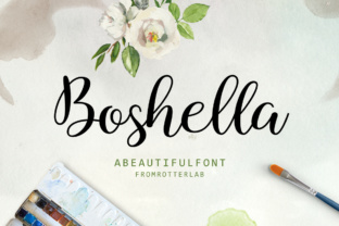 Boshella Script: A Modern, Feminine Touch for Creative Projects