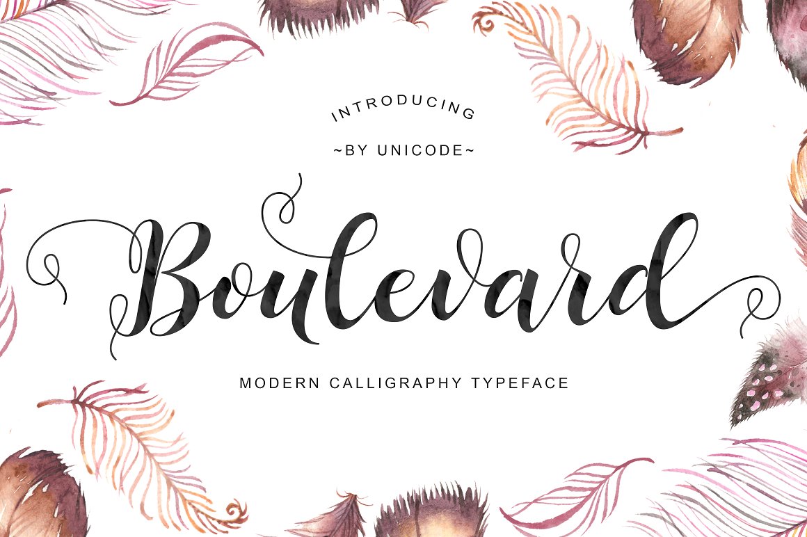 Boulevard Script: A Modern Calligraphic Style