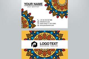 Business Card Decorative Design Template 4