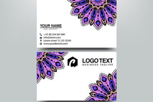 Business Card Decorative Design Template 6