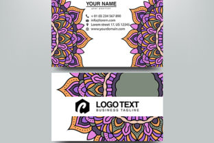 Business Card Decorative Design Template 7: Elevate Your Brand with Ornamental Elegance