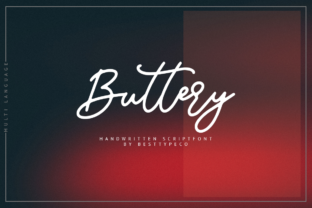 Buttery: A Fresh Handmade Calligraphy Font