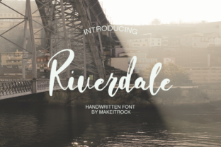Discover the Charm of Riverdale: A Feminine Handwritten Font for Every Design