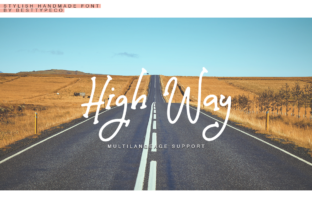 High Way: A Fresh Handmade Calligraphy Font for Modern Creativity