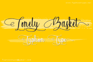Lonely Basket: A Feminine Handwritten Font for Elegant Design