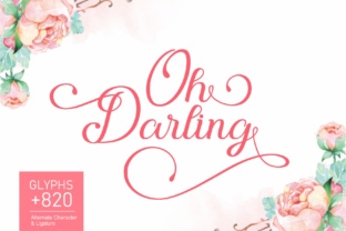 Oh Darling: A Versatile Handmade Calligraphy Font for Modern Design