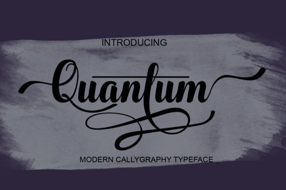 Quantum: A Modern Calligraphy Script