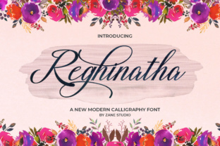 Reghinatha Script: A Modern, Feminine Touch for Creative Projects
