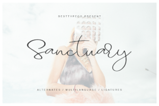 Sanctuary: A Handmade Calligraphy Font for Elegant Design