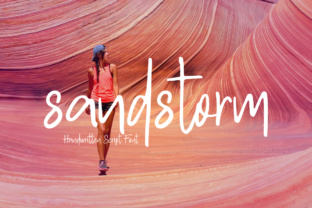 Sandstrom: A Versatile Handwritten Script Font for Creative Projects