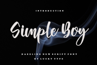 Simple Boy: A Modern Script Font for Creative Expression